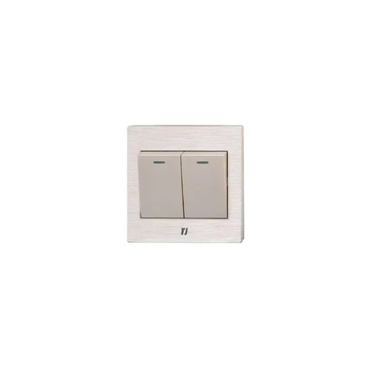 TJ v7 Series 2 Gang 2 Way Flush Switch Price in Pakistan