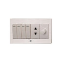TJ v7 Series 4 Switch + 1 Socket + 1 Dimmer