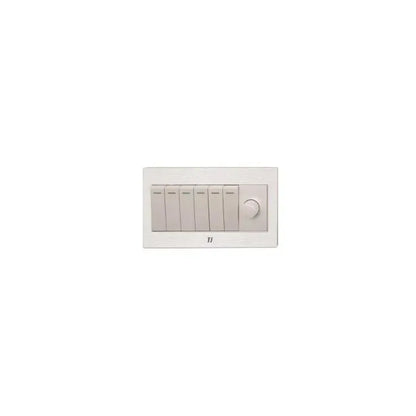 TJ v7 Series 6 Switch + 1 Dimmer Price in Pakistan