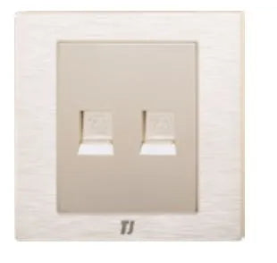 TJ v7 Series 2 Gang Telephone Outlet Price in Pakistan