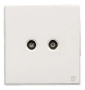 TJ V8 Series 2 Gang TV Co Axial Outlet Price in Pakistan