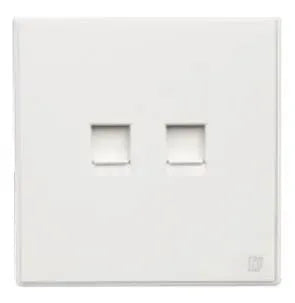TJ V8 Series 2 Gang Telephone Outlet Price in Pakistan  Main image
