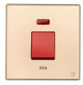 TJ V9 Series Double Pole Switch with Neon Price in Pakistan  Main image