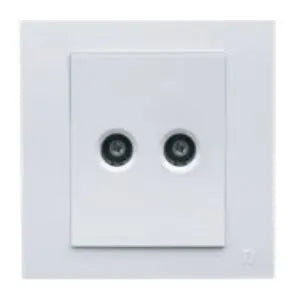 TJ VL Series 2 Gang TV Co Axial Outlet Price in Pakistan