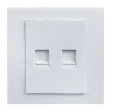 TJ VL Series 1-2 Gang Data Outlet with Shutter Secondary image