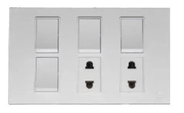 TJ VLS Series 4 Switch + 2 Socket Price in Pakistan