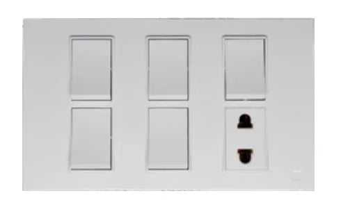 TJ VLS Series 5 Switch + 1 Socket Price in Pakistan