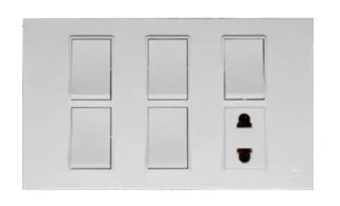 TJ VLS Series 5 Switch + 1 Socket Price in Pakistan Main image