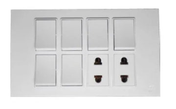 TJ VLS Series 6 Switch + 2 Socket Price in Pakistan