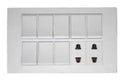 TJ VLS Series Switch + 2 Socket with Shutter