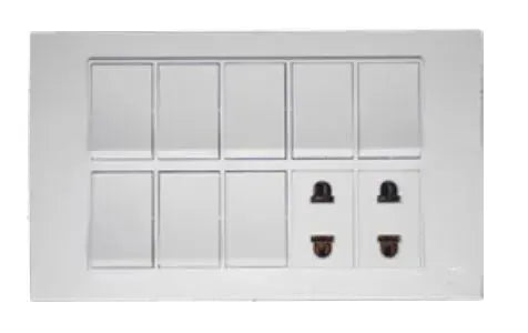 TJ VLS Series 8 Switch + 2 Socket Price in Pakistan