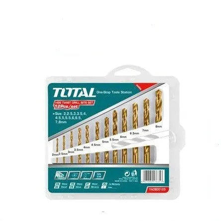 Total TACSD0125 HSS Twist Drill Bits Set