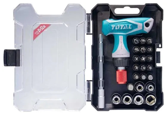 Total TACSD30186 24 Pcs T-Handle Wrench Screwdriver Set Secondary image