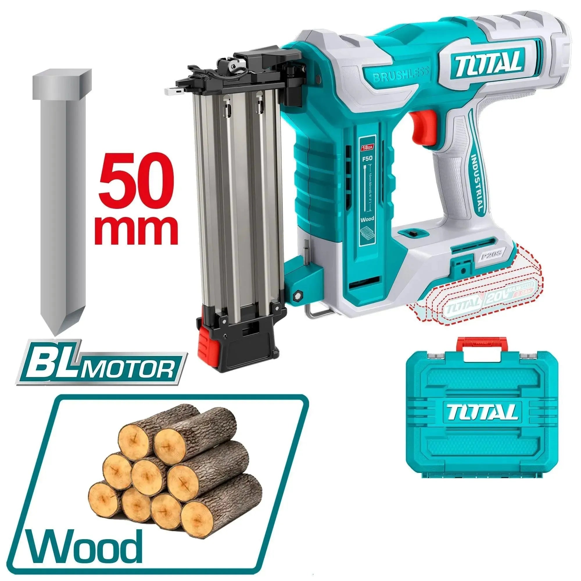 Total TCBNLI5005 Cordless Brad Nailer Secondary image
