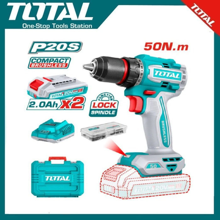 Total TDLI205062 Compact Brushless Cordless Drill Price In Pakistan