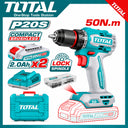 Total TDLI205062 Compact Brushless Cordless Drill 50Nm