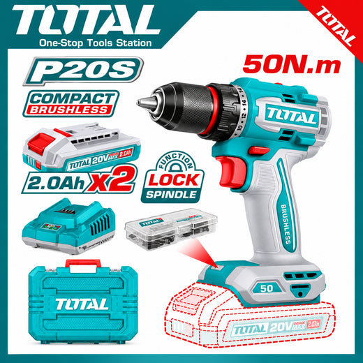 Total TDLI205062 Compact Brushless Cordless Drill Price In Pakistan