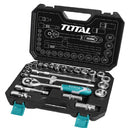 Total THT121251 25 Pcs Socket Set
