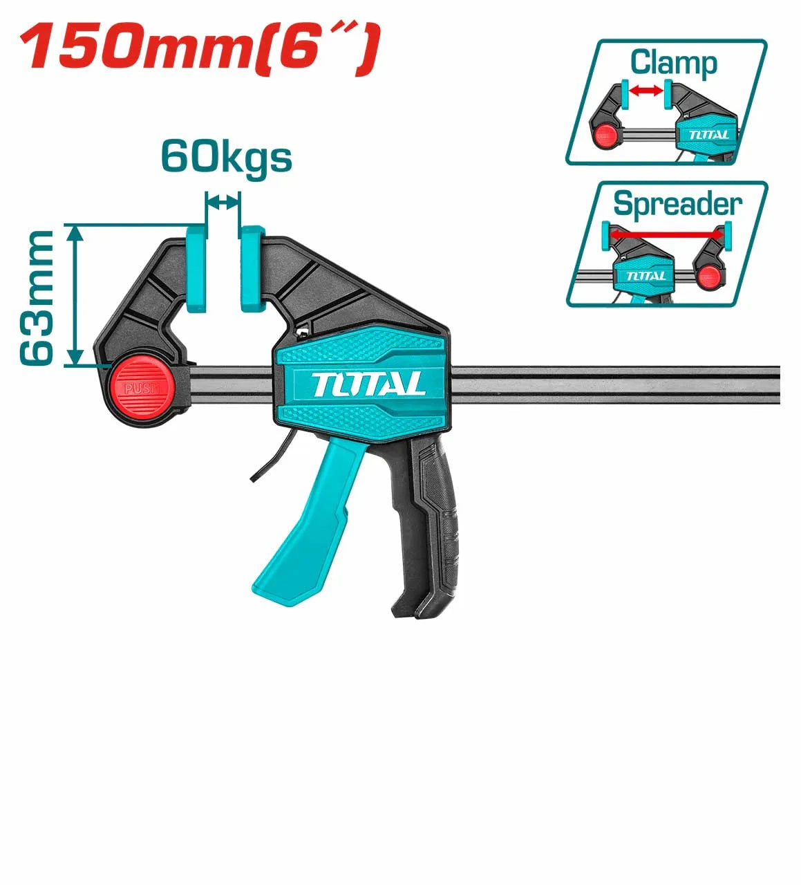 Total Quick Bar Clamps Price in Pakistan Main image