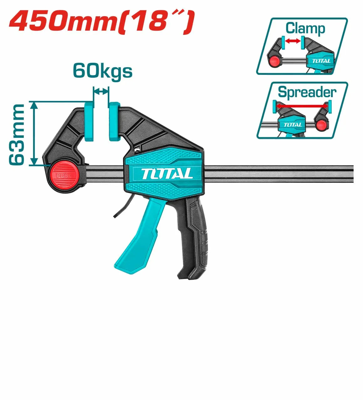 Total Quick Bar Clamps Price in Pakistan Main image