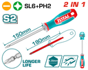 Total THT250266 2-in-1 Screwdriver Set