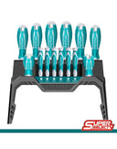 Total THT250614 14 Pcs Screwdriver and Precision Screwdriver Set