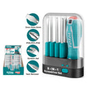 Total THT250906 9 Pcs Interchangeable Screwdriver Set