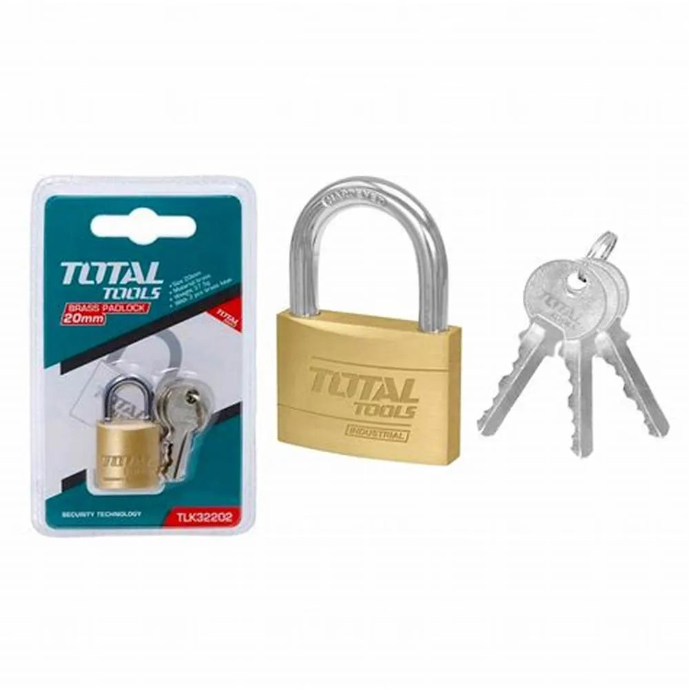 Total TLK32202 Heavy Duty Brass Padlock Price in Pakistan Main image