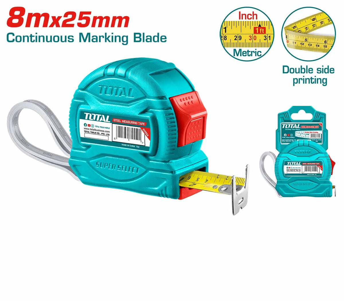 Total Steel Measuring Tape Price in Pakistan