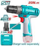 Total Tools TDLI12206 Cordless Drill