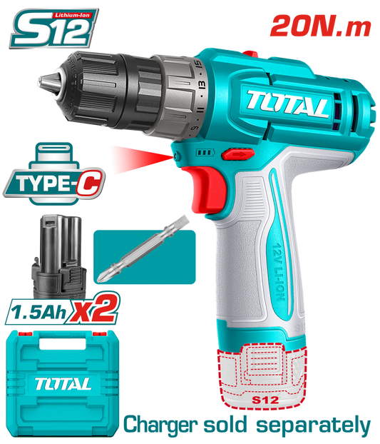 Total Tools TDLI12206 Cordless Drill Price in Pakistan