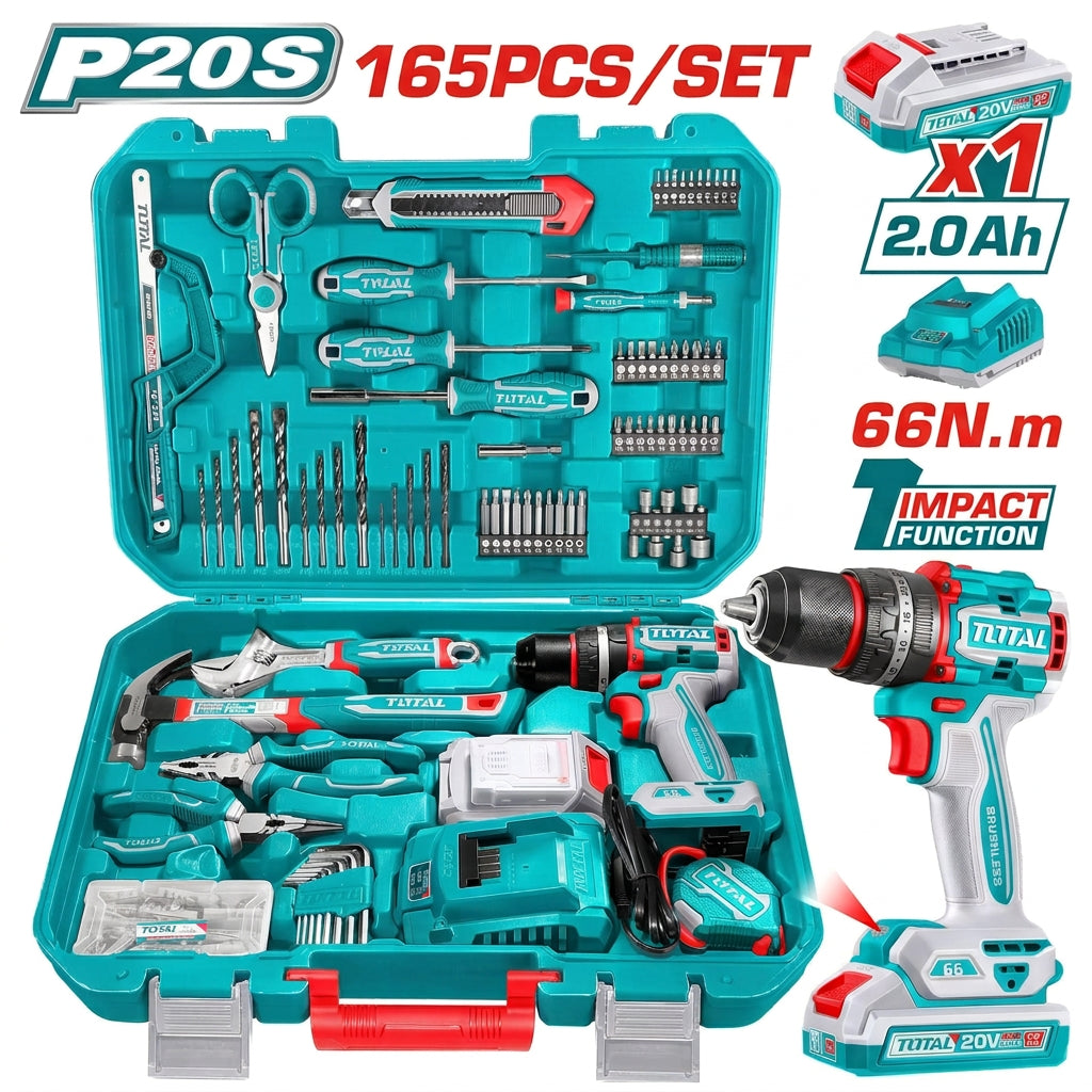 Total Tools THKTHP11652 165 Pcs Tools Set Price in Pakistan Main image