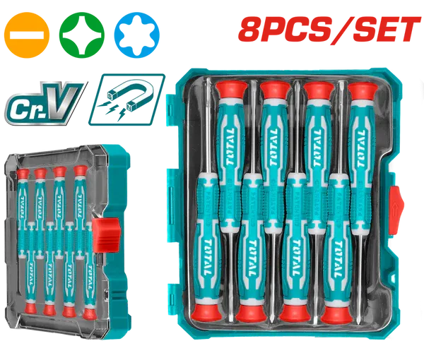 Total Tools THT250826 8 Pcs Precision Screwdriver Set Price in Pakistan