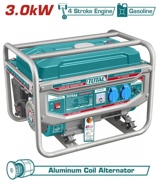 Total Gasoline Generator Price in Pakistan 