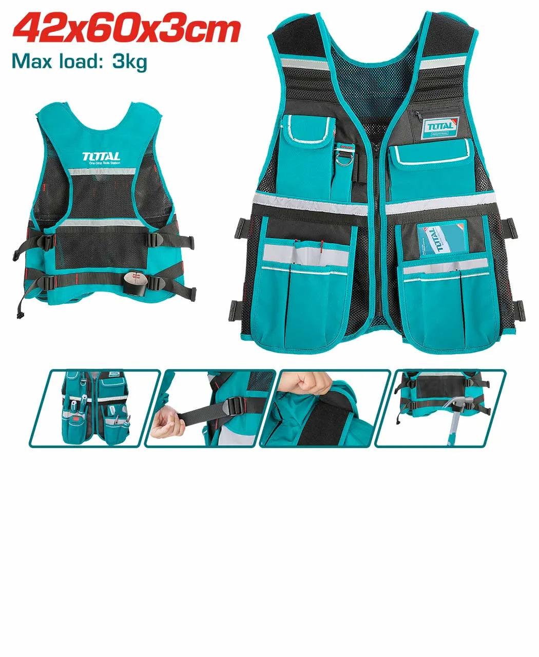 Total Tool Vest Price in Pakistan 