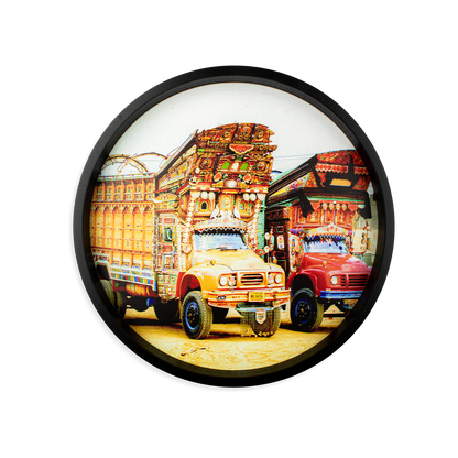 Truck Art Round Tray