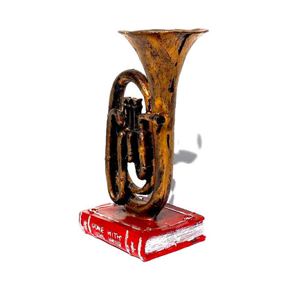 Decorative Trumpet On Book Retro Price in Pakistan