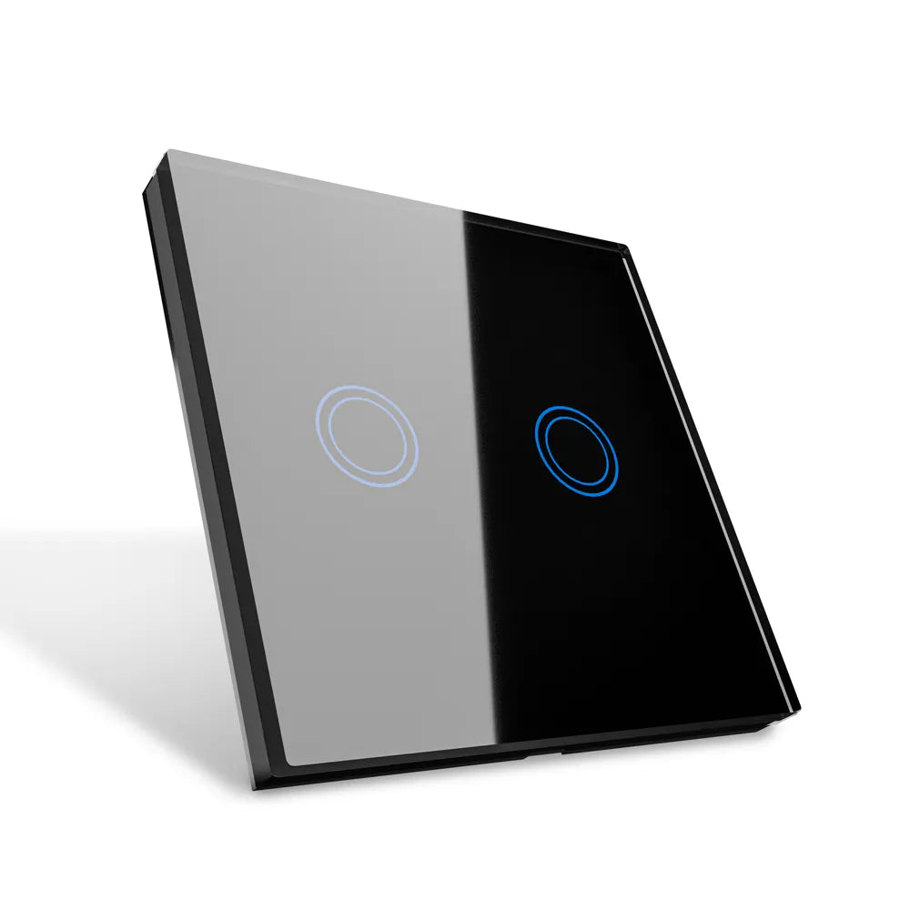 BlueDot Smart Wifi 2 Gang Switch Black Price in Pakistan Main image