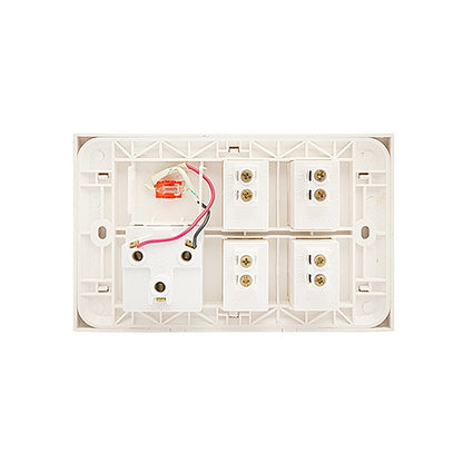 Clopal Typer Series 5 switch + 1 socket Outlet Price in Pakistan 