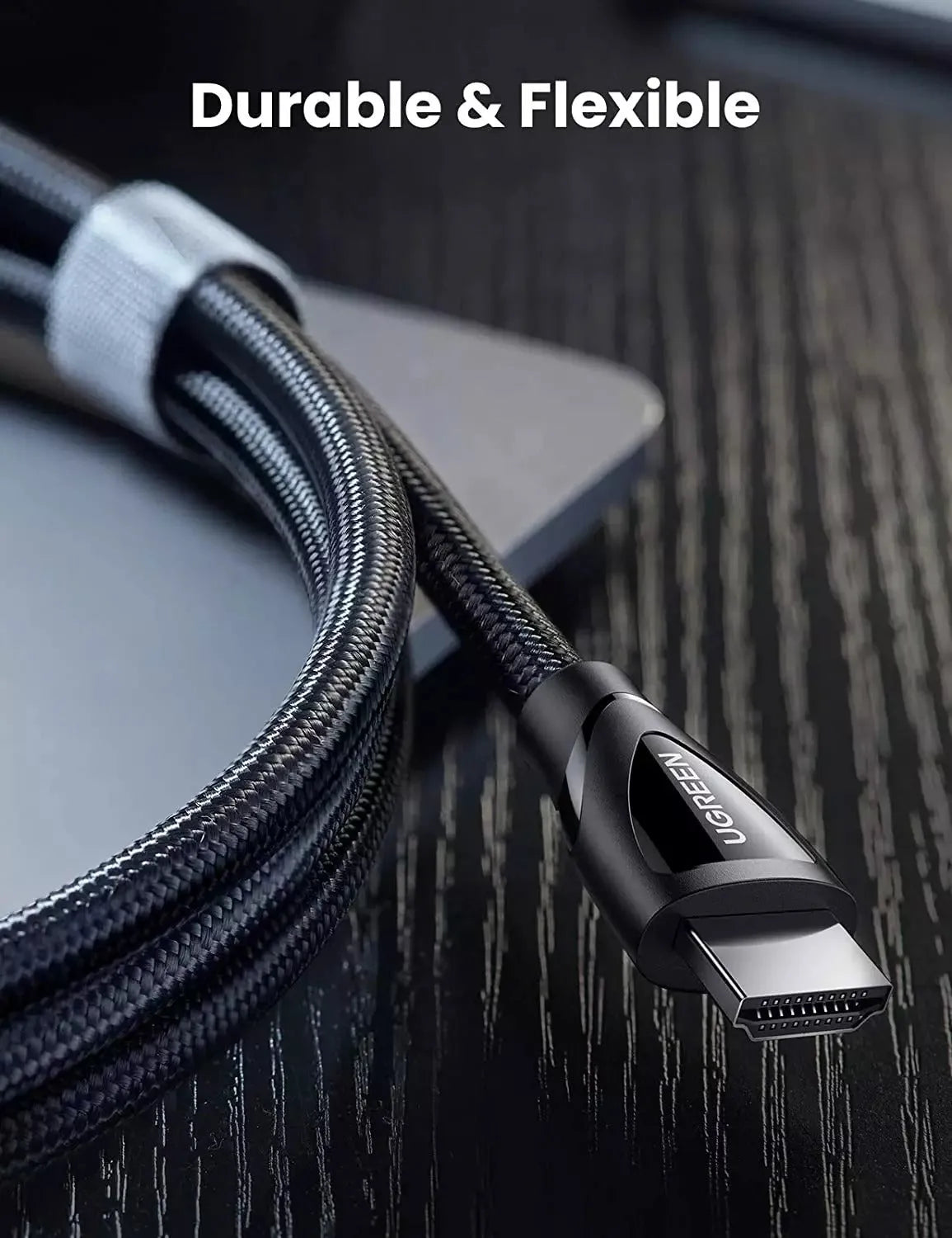 Ugreen 8K 15 Feet 48Gbps Ultra High Speed Braided HDMI Cable Secondary image