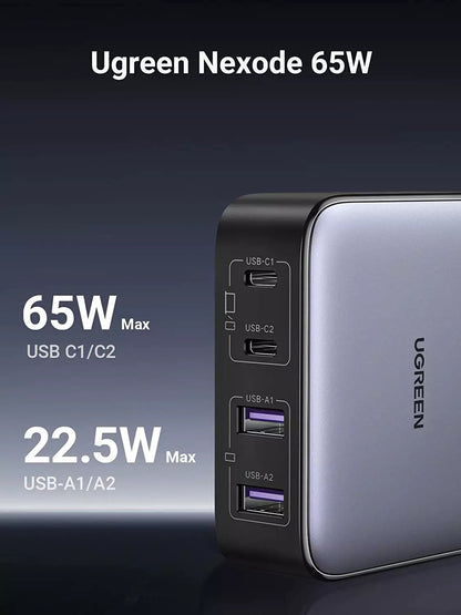 65W Charger 4 Ports USB C Charging Station Price in Pakistan