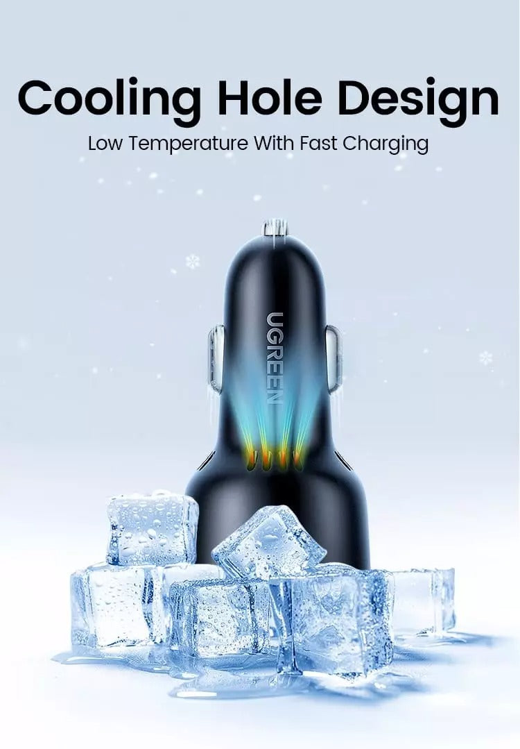 Ugreen Car Charger 69W 3 Ports Price in Pakistan