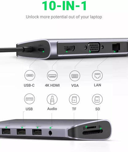 Ugreen USB C Hub for iPad Pro 5 in 1 USB C Adapter Price in Pakistan