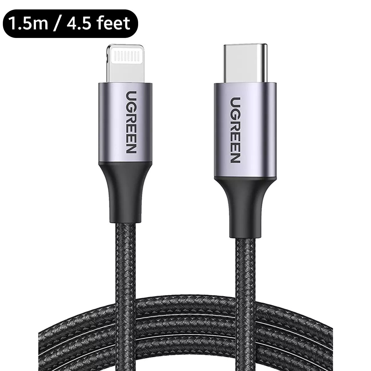 Ugreen USB C to Lightning Braided Cable  Price in Pakistan