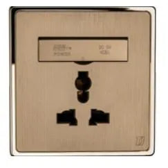 TJ V1 Series 3 Pin Switch Universal Socket with USB Outlet Price in Pakistan