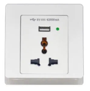 TJ V10 Series Switch Universal Socket with USB Price in Pakistan Main image