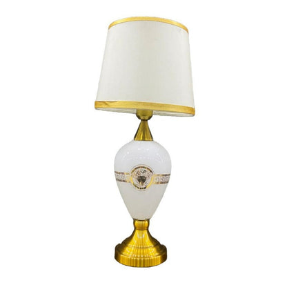 Versace Style White Table Lamp