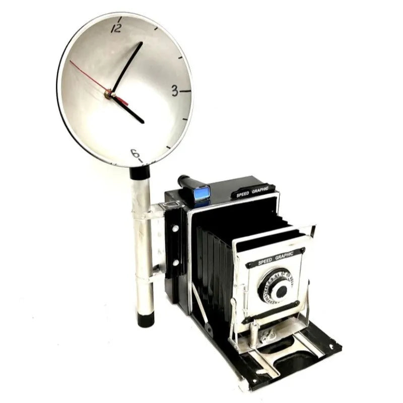 Camera Clockwork Control Vintage Camera Style Table Clock Price in Pakistan | powerhouseexpress ...