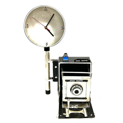 Vintage Camera Style Table Clock