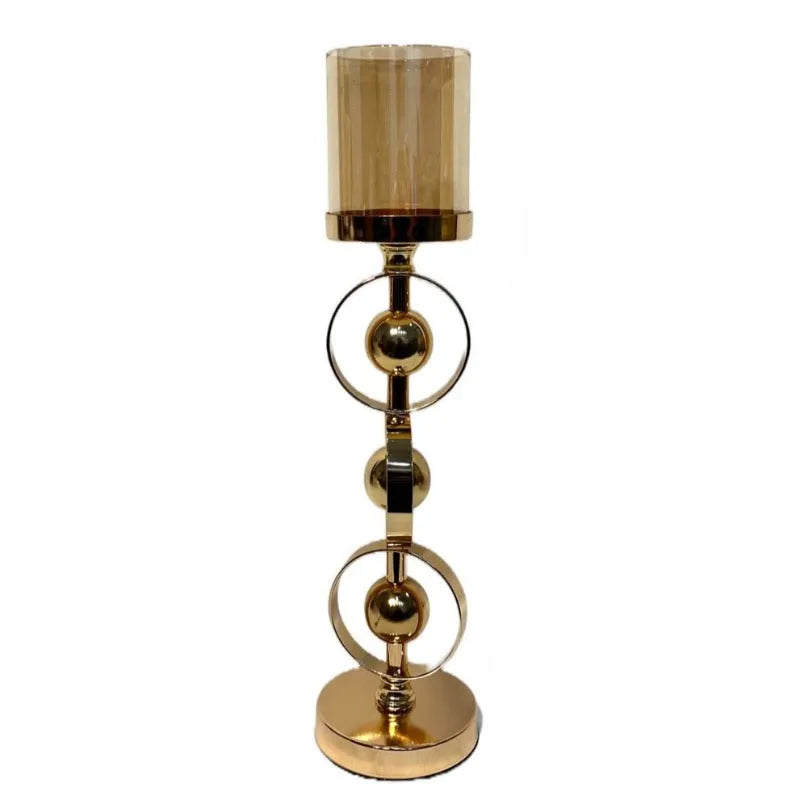 Candle Holder Gold Large Price in Pakistan Main image
